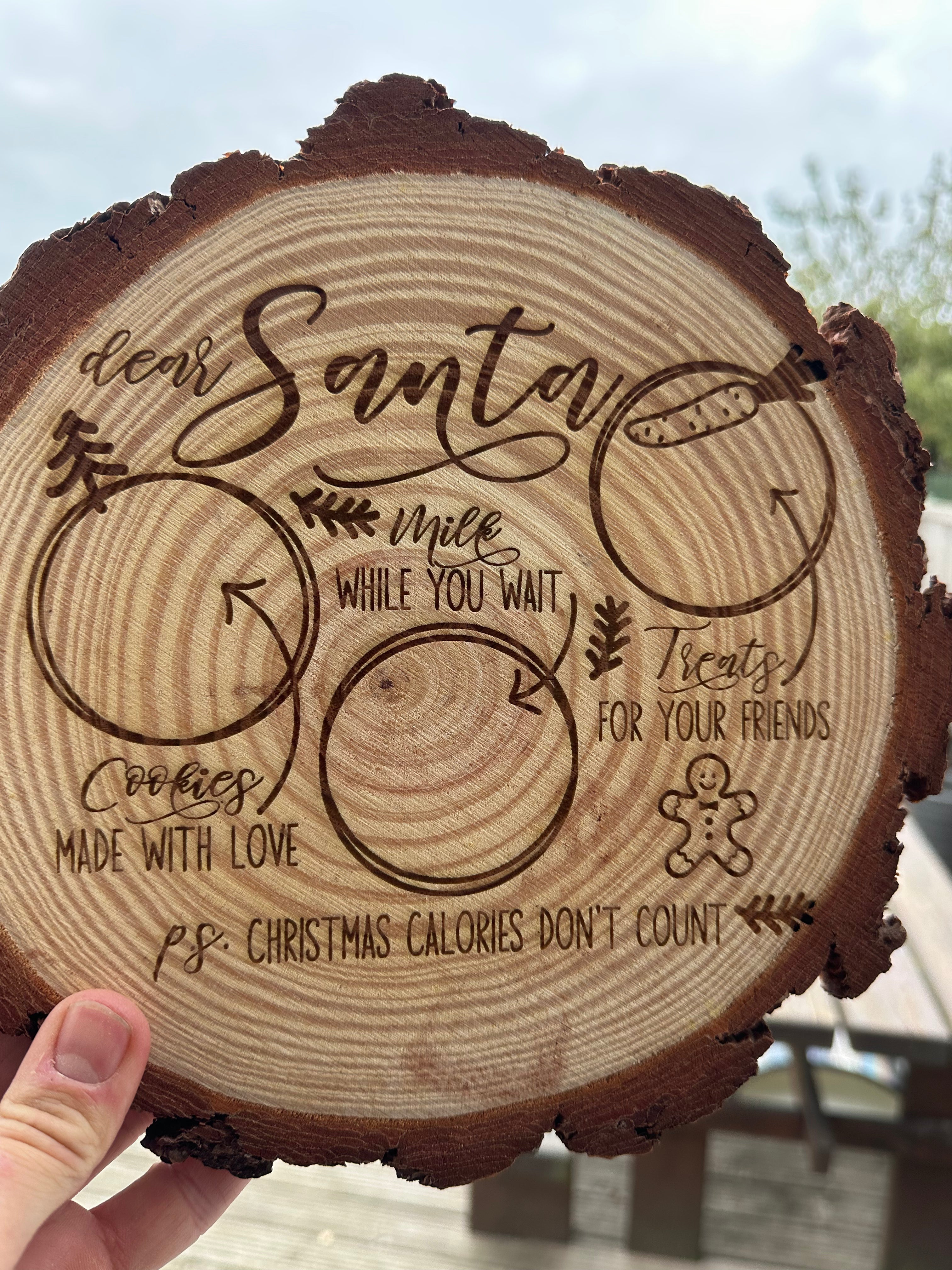 Christmas Eve Serving Board